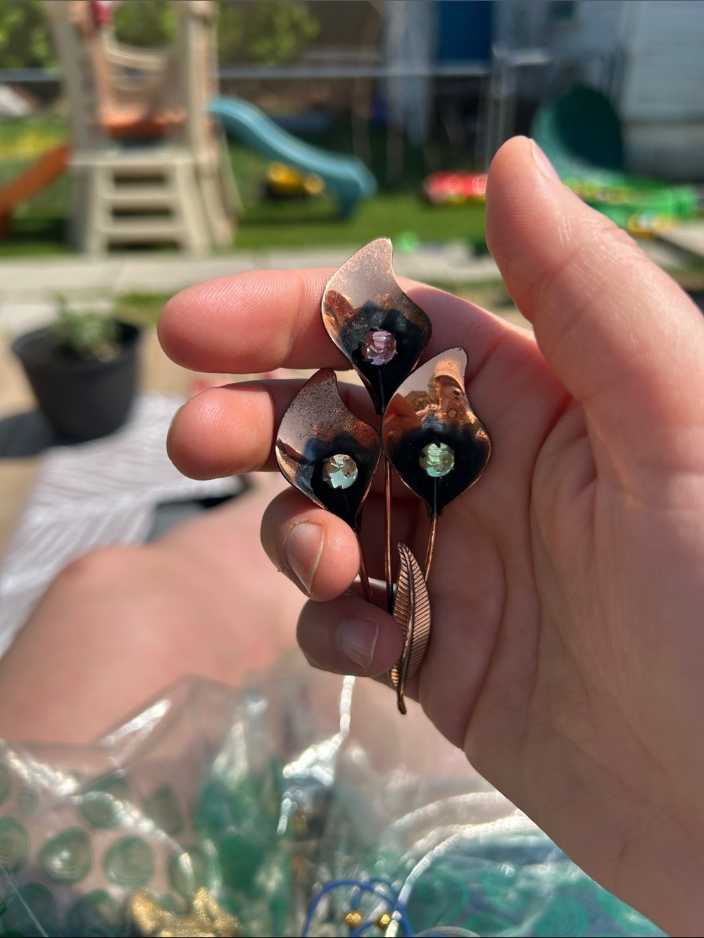 flower brooch